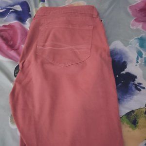 NWOT  NYDJ Brushed Denim Jeans Rust 14